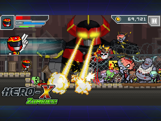 Capturas de tela do HERO-X: ZOMBIES! iPad 